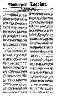 Amberger Tagblatt Donnerstag 15. Oktober 1868