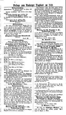 Amberger Tagblatt Mittwoch 28. Oktober 1868