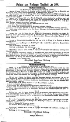 Amberger Tagblatt Montag 14. Dezember 1868