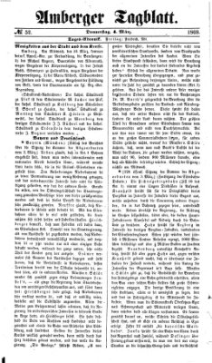 Amberger Tagblatt Donnerstag 4. März 1869