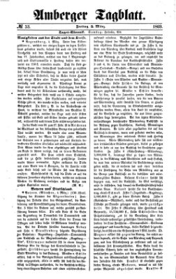 Amberger Tagblatt Freitag 5. März 1869