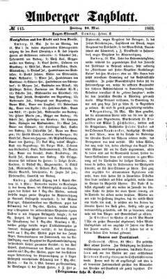 Amberger Tagblatt Freitag 21. Mai 1869