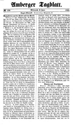 Amberger Tagblatt Mittwoch 9. Juni 1869