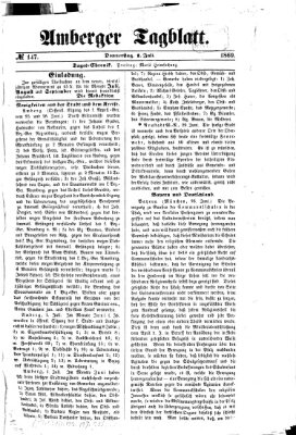 Amberger Tagblatt Donnerstag 1. Juli 1869