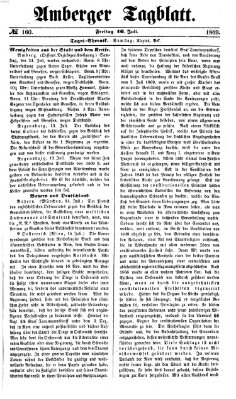 Amberger Tagblatt Freitag 16. Juli 1869