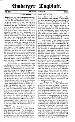 Amberger Tagblatt Mittwoch 4. August 1869