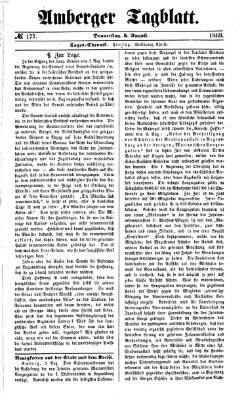 Amberger Tagblatt Donnerstag 5. August 1869