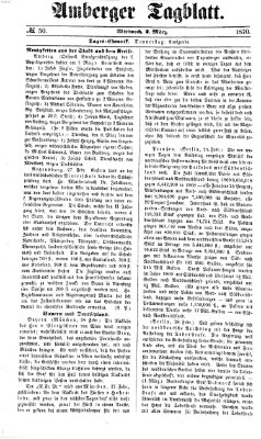 Amberger Tagblatt Mittwoch 2. März 1870