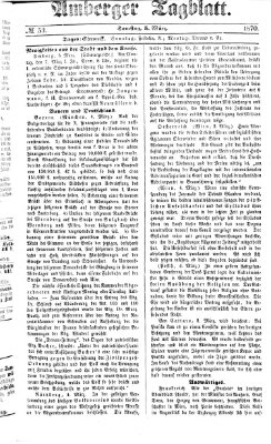 Amberger Tagblatt Samstag 5. März 1870