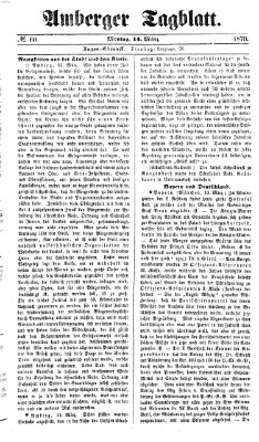 Amberger Tagblatt Montag 14. März 1870