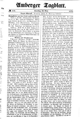 Amberger Tagblatt Samstag 21. Mai 1870