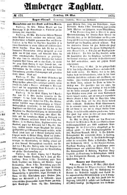 Amberger Tagblatt Samstag 28. Mai 1870