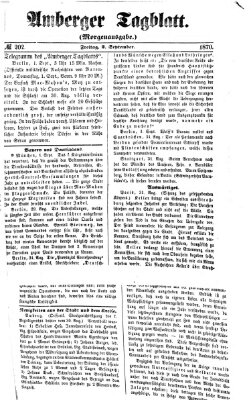 Amberger Tagblatt Freitag 2. September 1870