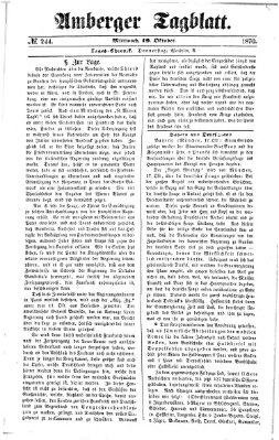 Amberger Tagblatt Mittwoch 19. Oktober 1870