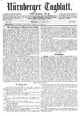 Nürnberger Tagblatt Mittwoch 6. Oktober 1869