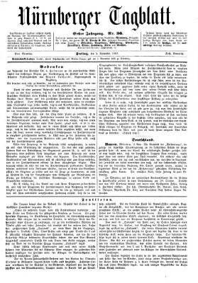 Nürnberger Tagblatt Freitag 5. November 1869