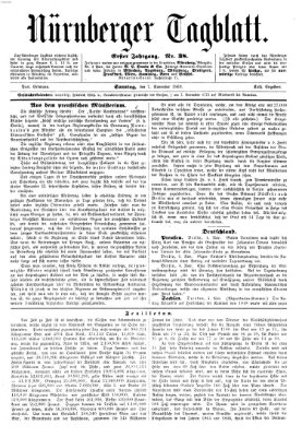 Nürnberger Tagblatt Sonntag 7. November 1869