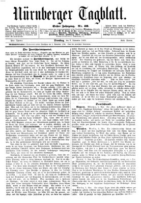 Nürnberger Tagblatt Dienstag 9. November 1869