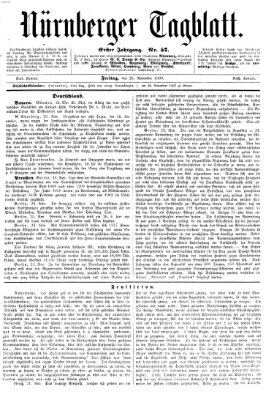 Nürnberger Tagblatt Freitag 26. November 1869