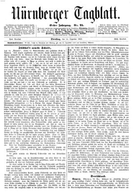 Nürnberger Tagblatt Dienstag 14. Dezember 1869