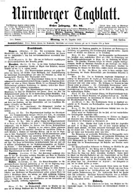 Nürnberger Tagblatt Montag 20. Dezember 1869