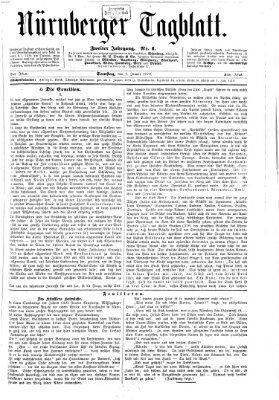 Nürnberger Tagblatt Samstag 1. Januar 1870