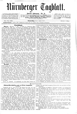 Nürnberger Tagblatt Donnerstag 6. Januar 1870