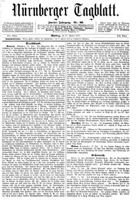 Nürnberger Tagblatt Montag 17. Januar 1870