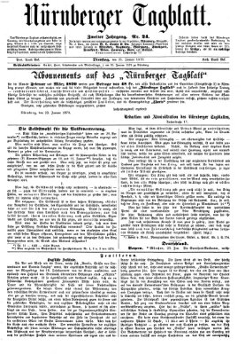 Nürnberger Tagblatt Dienstag 25. Januar 1870