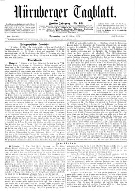 Nürnberger Tagblatt Donnerstag 10. Februar 1870