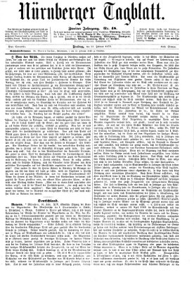 Nürnberger Tagblatt Freitag 18. Februar 1870