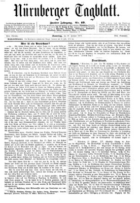 Nürnberger Tagblatt Samstag 19. Februar 1870