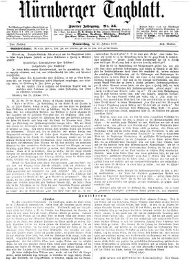 Nürnberger Tagblatt Donnerstag 24. Februar 1870