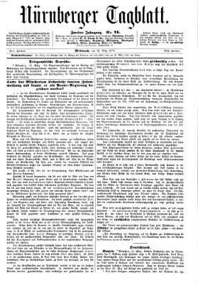 Nürnberger Tagblatt Mittwoch 16. März 1870