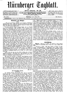 Nürnberger Tagblatt Sonntag 20. März 1870