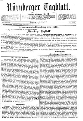 Nürnberger Tagblatt Samstag 26. März 1870