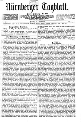 Nürnberger Tagblatt Freitag 1. April 1870