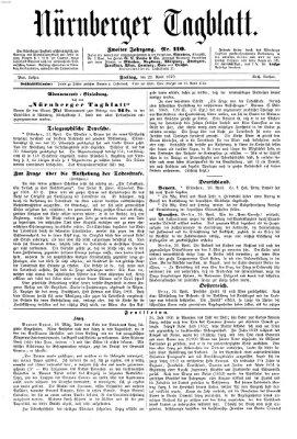 Nürnberger Tagblatt Freitag 22. April 1870