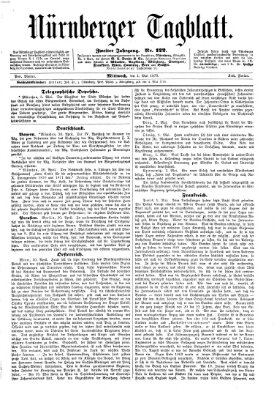 Nürnberger Tagblatt Mittwoch 4. Mai 1870