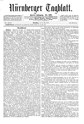 Nürnberger Tagblatt Samstag 14. Mai 1870