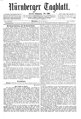 Nürnberger Tagblatt Mittwoch 18. Mai 1870