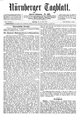 Nürnberger Tagblatt Freitag 20. Mai 1870