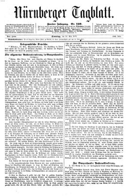 Nürnberger Tagblatt Sonntag 22. Mai 1870