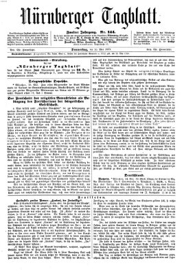 Nürnberger Tagblatt Donnerstag 26. Mai 1870