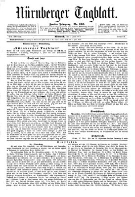 Nürnberger Tagblatt Mittwoch 1. Juni 1870