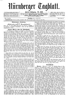 Nürnberger Tagblatt Samstag 4. Juni 1870