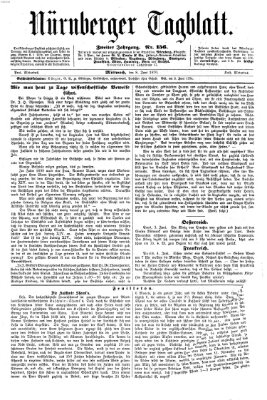 Nürnberger Tagblatt Mittwoch 8. Juni 1870