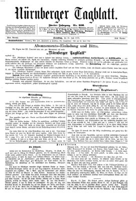 Nürnberger Tagblatt Samstag 18. Juni 1870