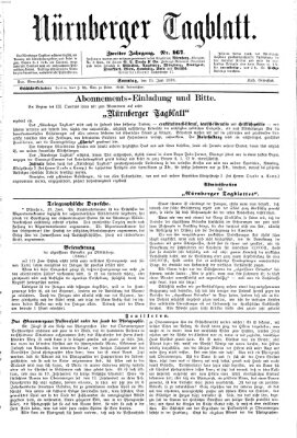 Nürnberger Tagblatt Sonntag 19. Juni 1870