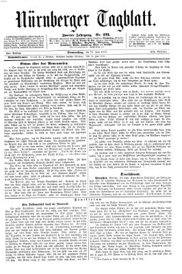 Nürnberger Tagblatt Donnerstag 23. Juni 1870